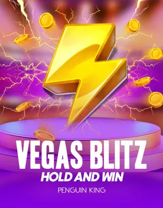 Vegas Blitz Hold and Win slot by Penguin King at Kingia